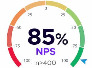 NPS 85%